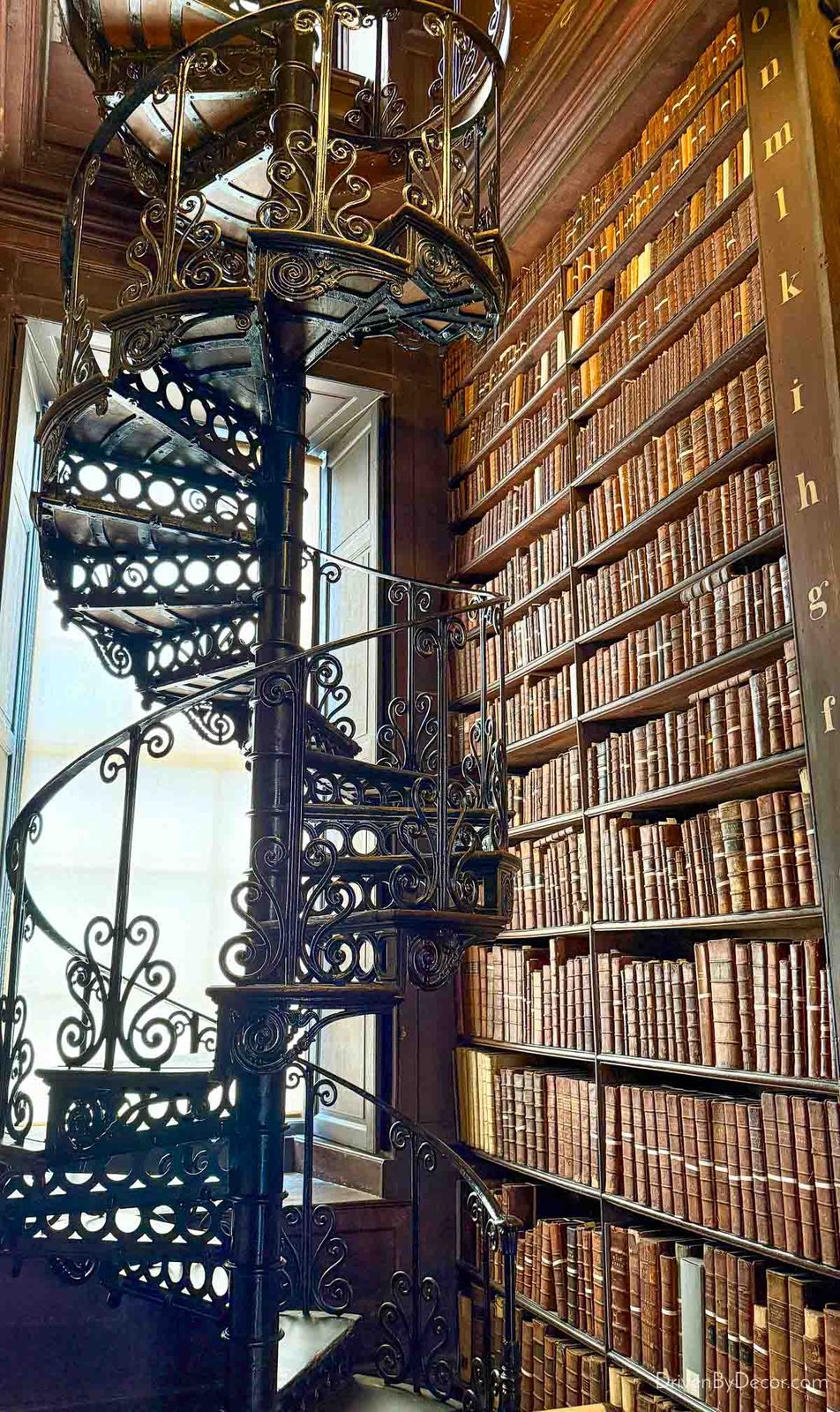 Books in Trinity College library