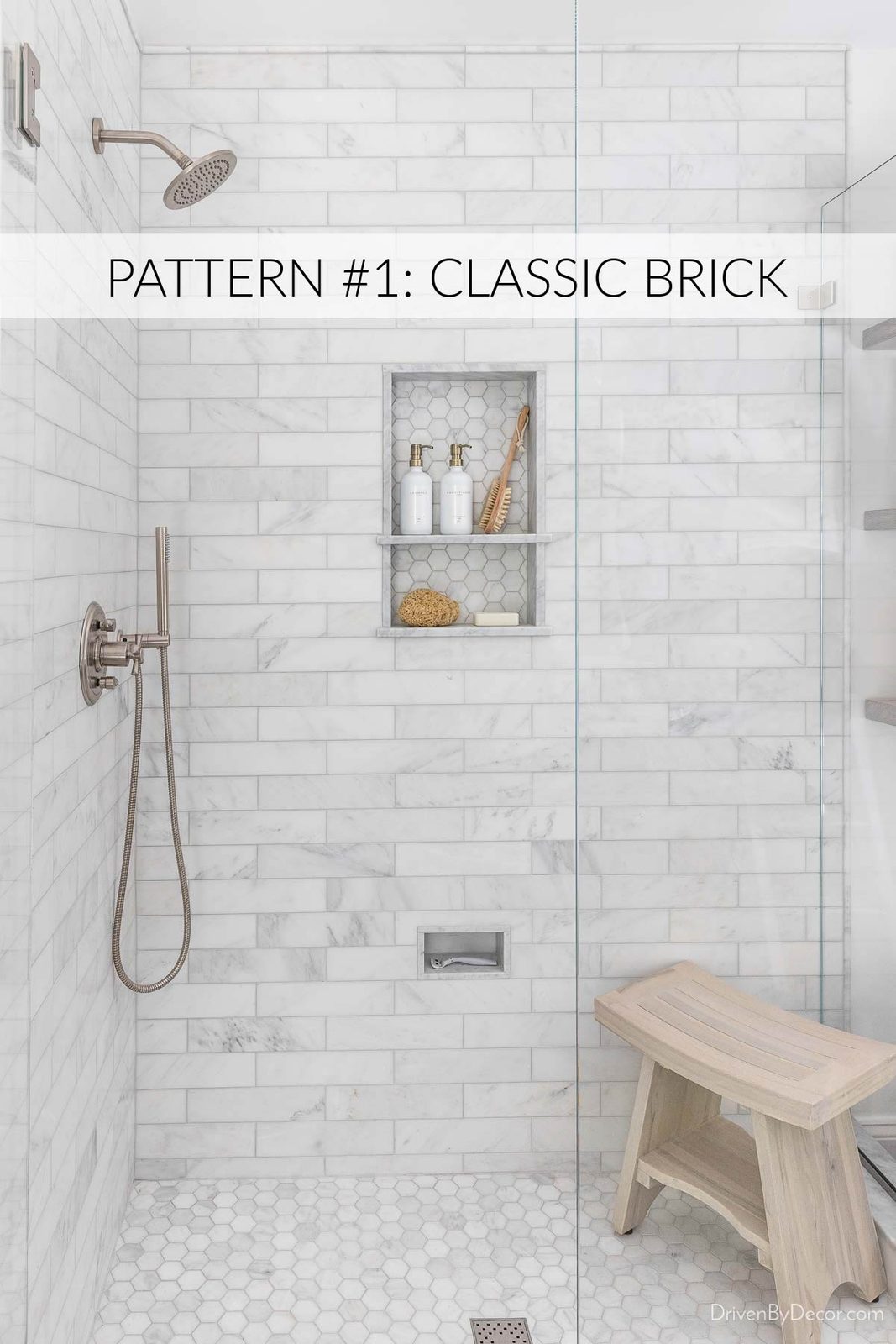 Stylish Subway Tile Patterns to Elevate Your Shower Design