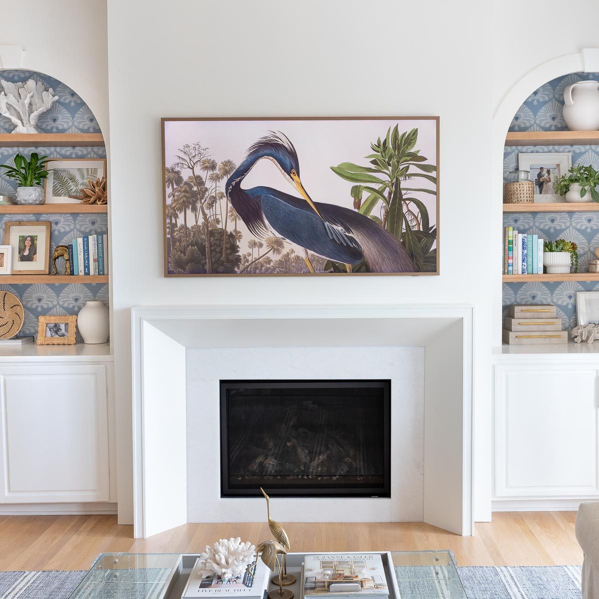 Mounting a TV above fireplace