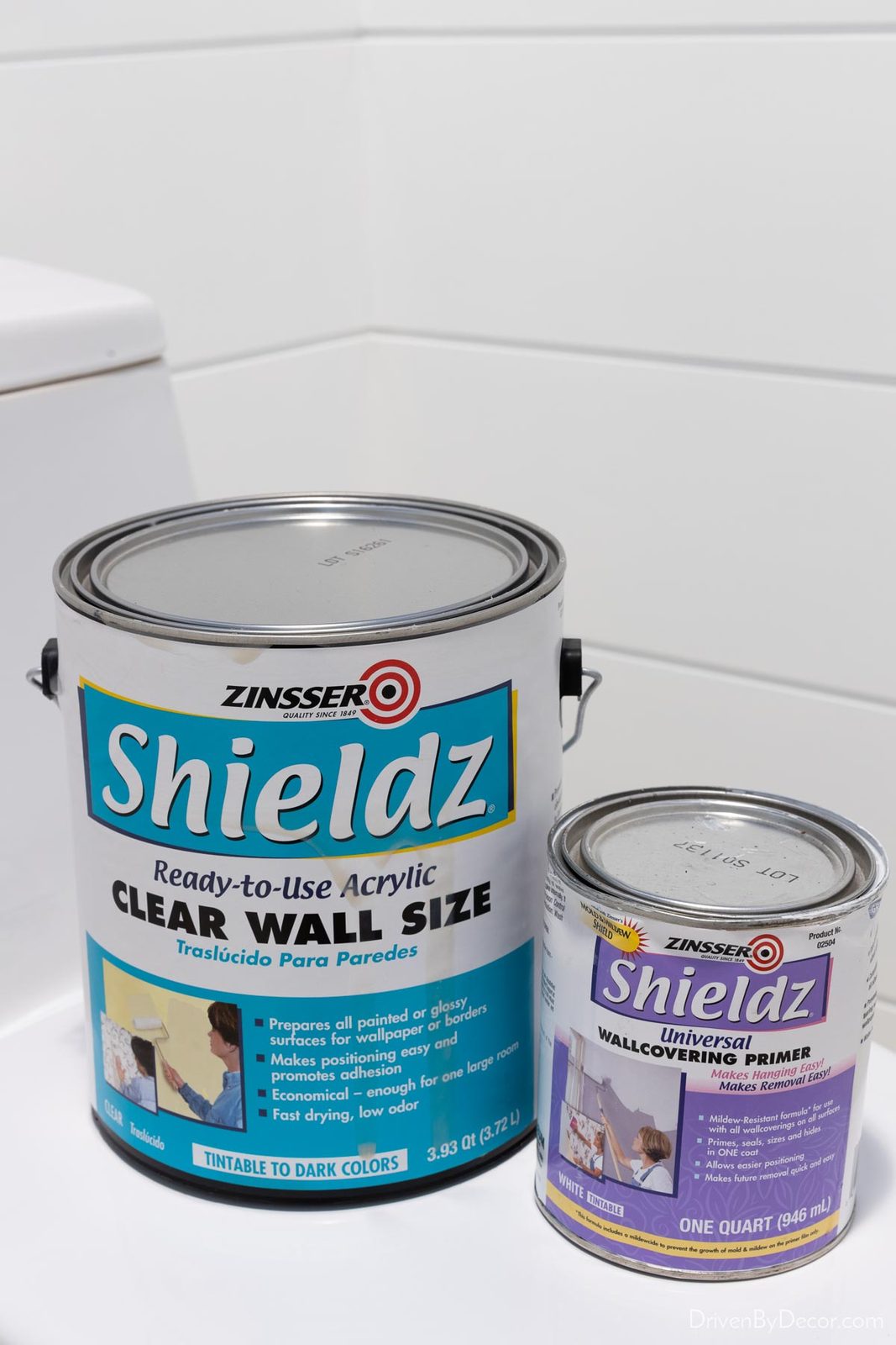 Wall sizers to use before wallpaper installation