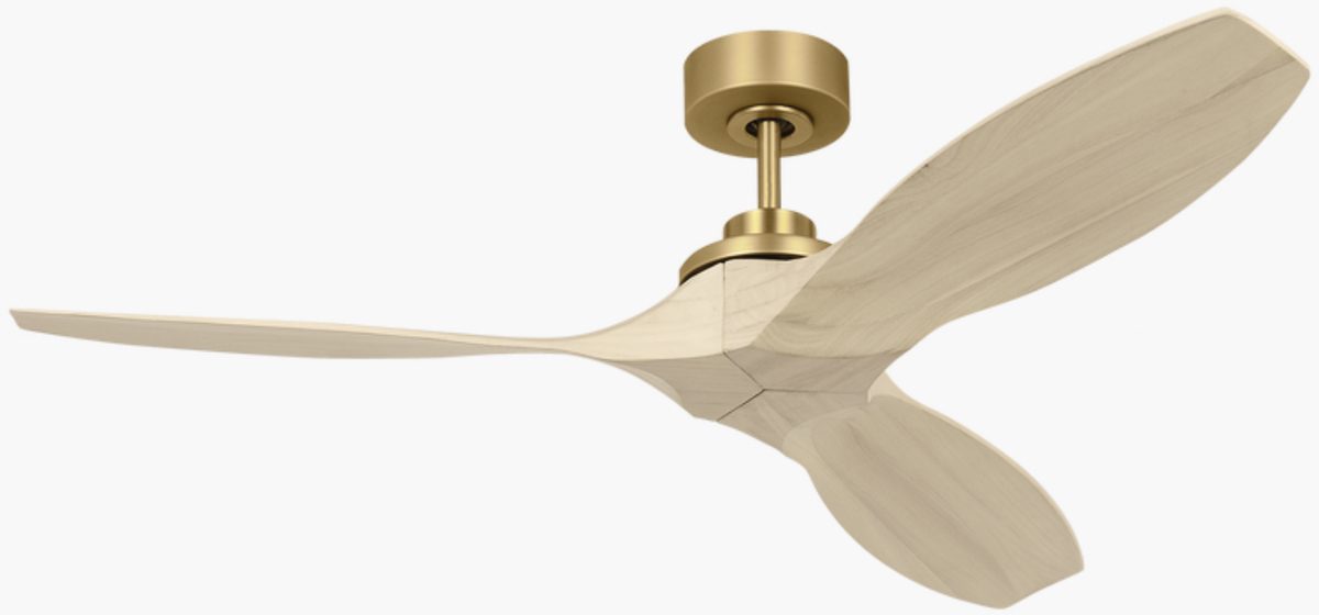 Whitewashed oak ceiling fan