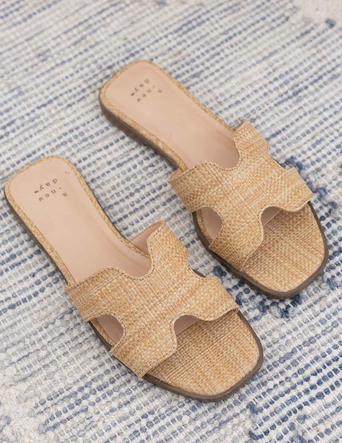 Woven sandals