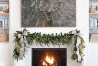 Effortless Garland Styling for Your Fireplace Mantel