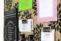 Handcrafted Burlap Pinboard