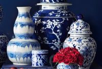 Chinese Blue and White Porcelain Vases and Ginger Jars