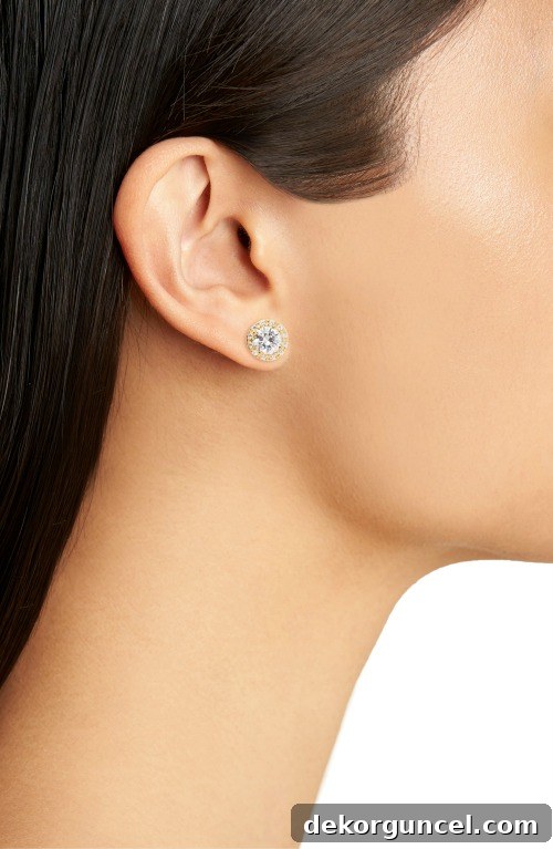 Gorgeous Pavé stud earrings on sale - perfect for adding sparkle to any outfit!