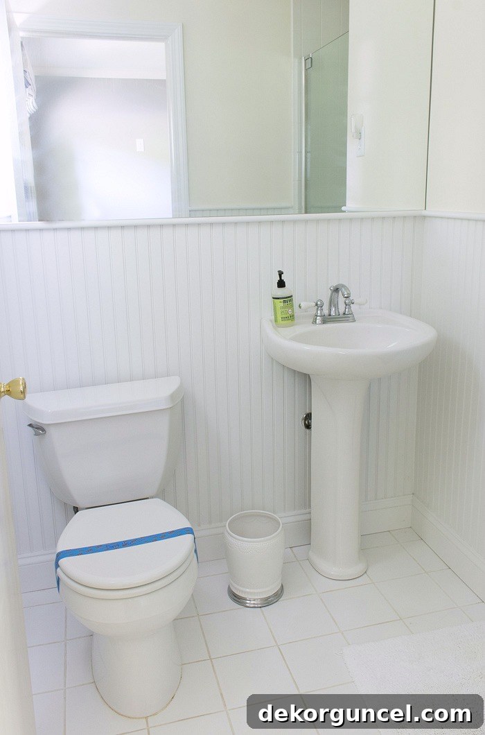 Our guest bathroom "before"