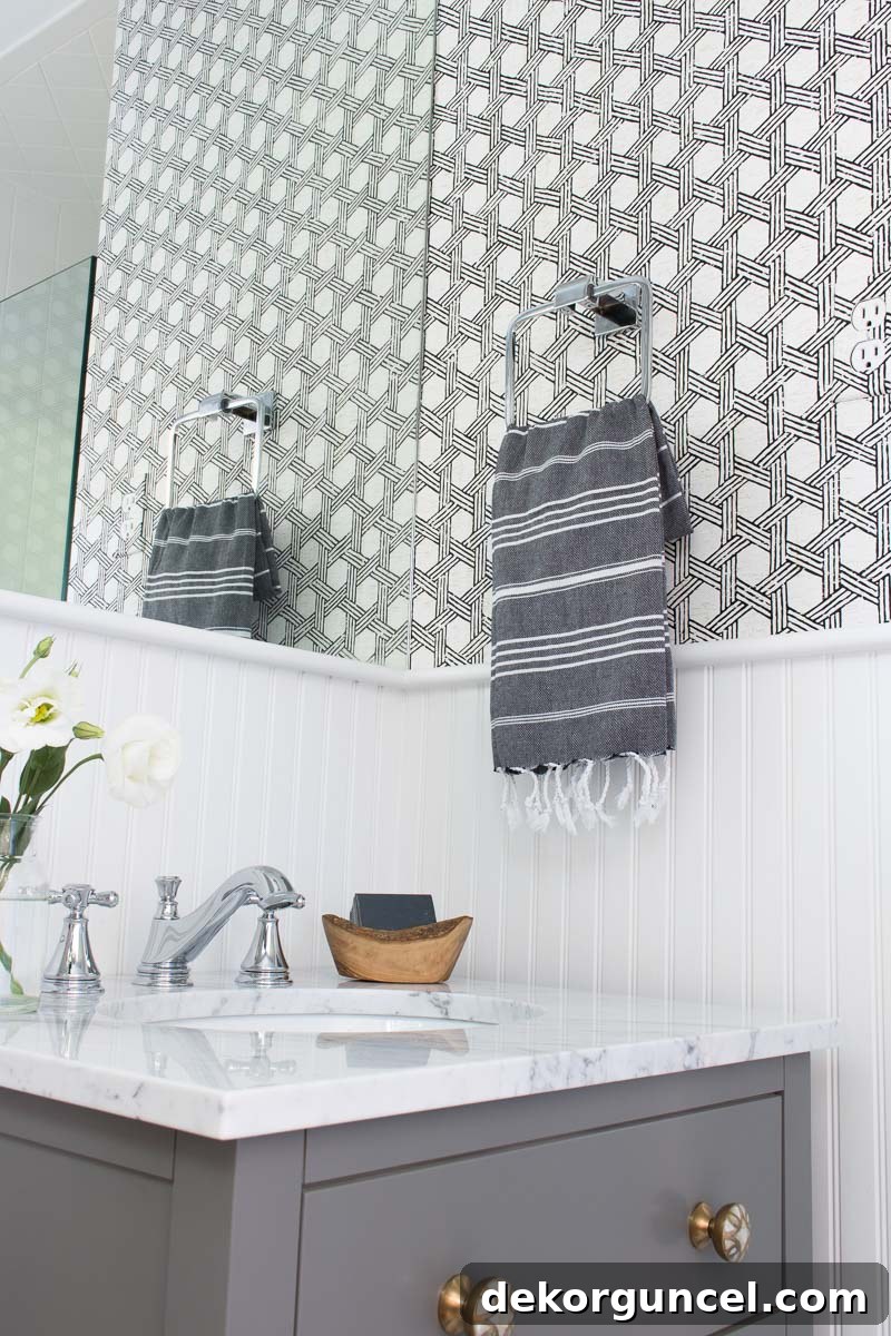 Bathroom Wallpaper The Verdict 2 Transform your bathroom with wallpaper! Expert tips for using wallpaper in high-moisture areas and making it last.