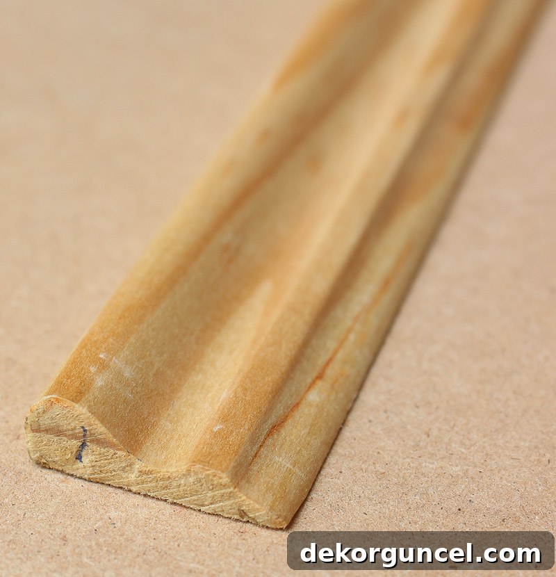 DIY Flat Panel Door Upgrade Guide 4 The low profile molding used to dress up our flat closet doors