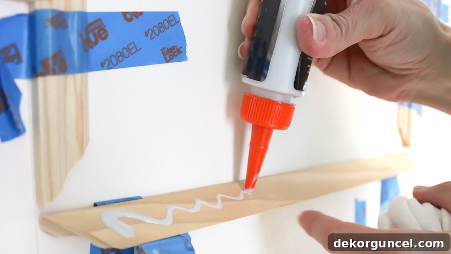 DIY Flat Panel Door Upgrade Guide 8 Gluing molding to a flat closet door - love how this turned out!!