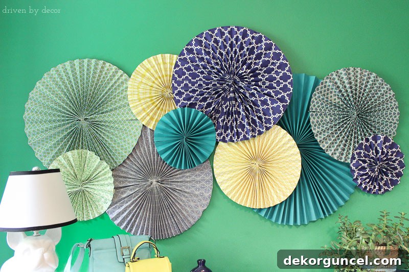 My Six Handpicked Kids Room Ideas 4 Paper rosettes offer a cheap and easy way to infuse color and pattern into a kid's room without a significant investment.