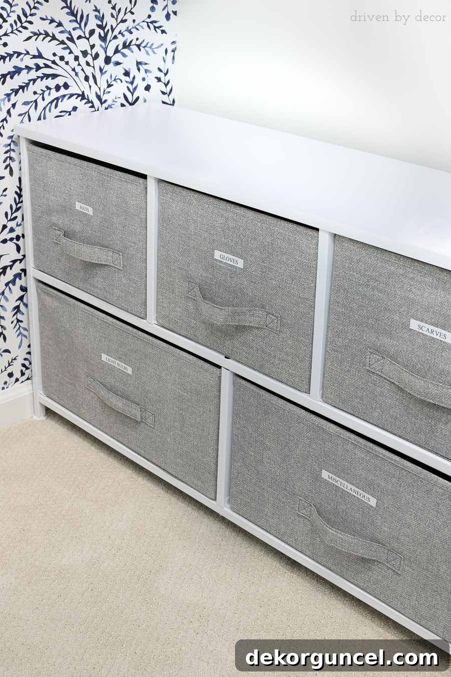 Totally getting these for my storage! Fabric dressers with pull-out drawers in different sizes - love!
