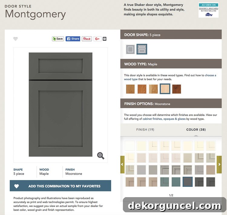 Kitchen Cabinet Design Ideas 6 Masterbrand Diamond Cabinets - cabinet visualizer where you can see what the door style, wood type, and color or stain finish will look like!