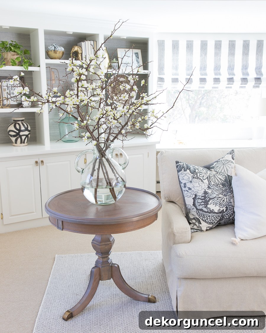 How to Refinish an End Table From Beat Up to Beautiful 12 Beautifully refinished side table styled in a modern living space