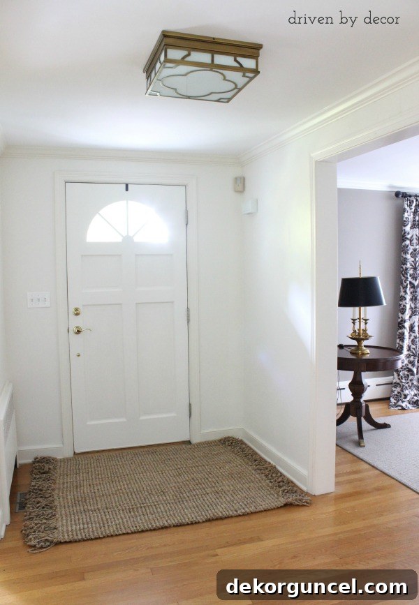 Driven by Decor - Jute Rug in Foyer
