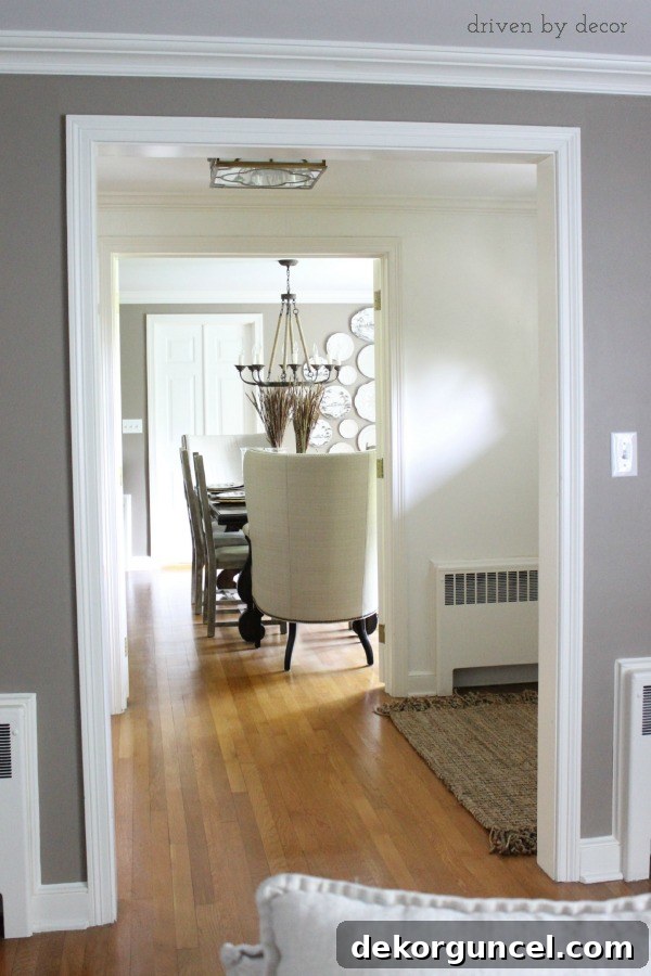 Driven by Decor - New Jute Rug with View into Dining Room