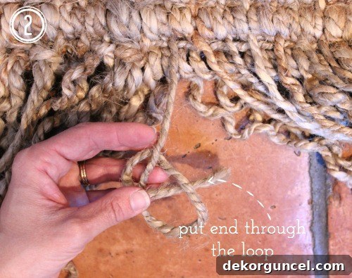 Step 2 - Put End Through Loop