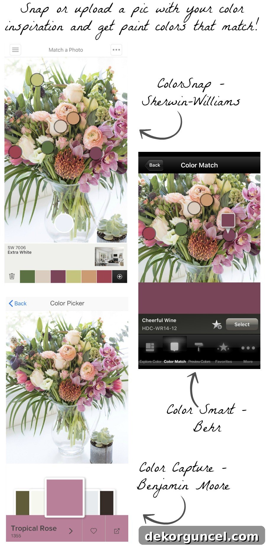 Design Your Dream Home: 10 Must-Have Decorating Apps 11 Smart apps for suggesting paint colors by matching photos: a genius tool for home decorators!