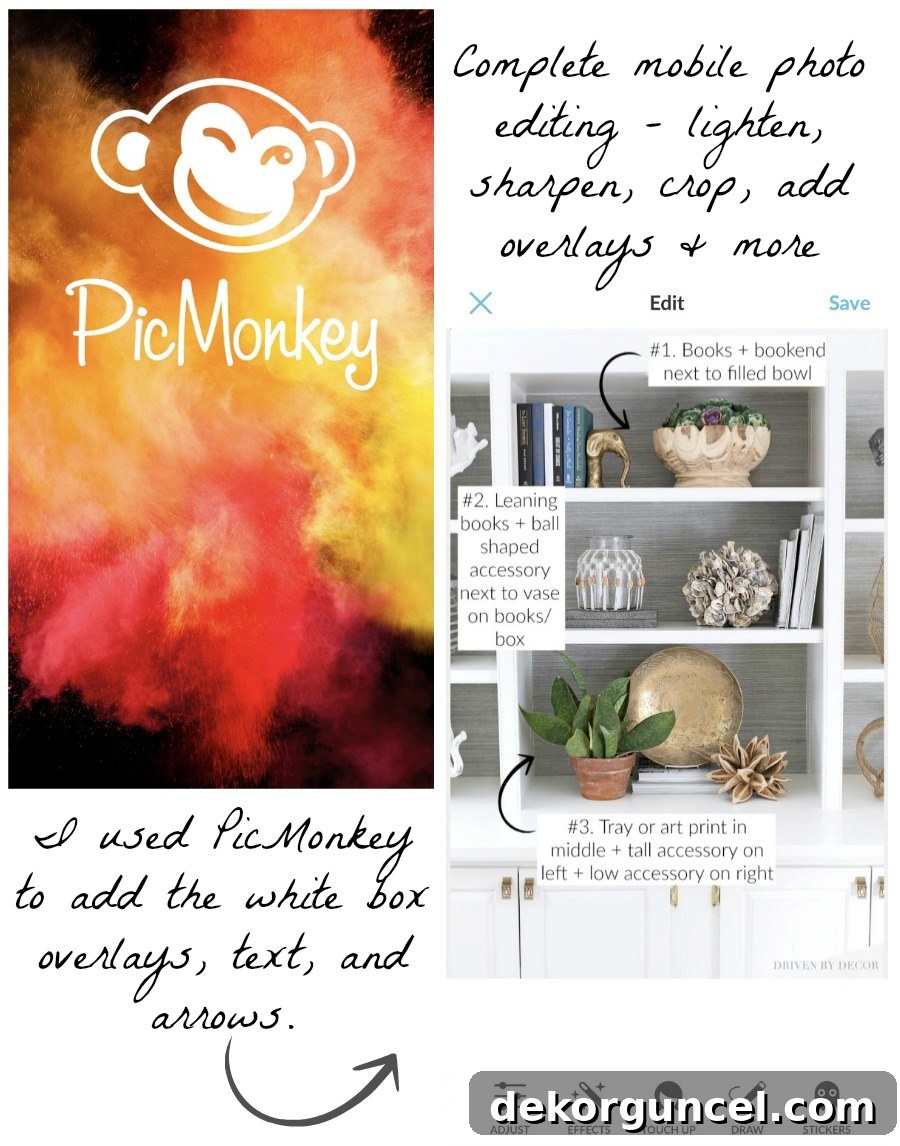 Design Your Dream Home: 10 Must-Have Decorating Apps 8 PicMonkey: The best photo editing app for creative DIYers and home decorators on the go!