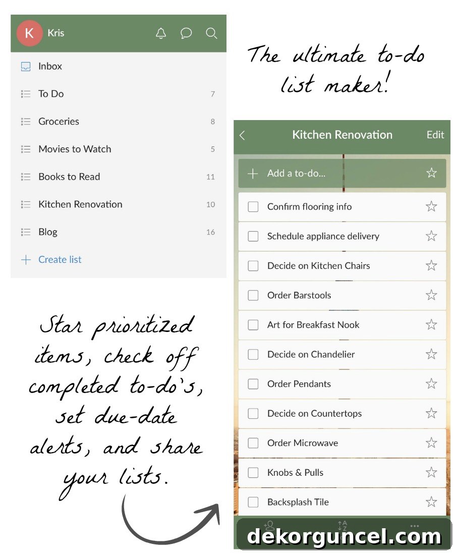 Design Your Dream Home: 10 Must-Have Decorating Apps 9 Microsoft To-Do: The best iPhone app for managing your to-do lists and home projects with ease!