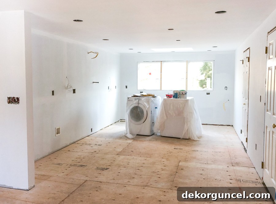 Our kitchen remodel in progress