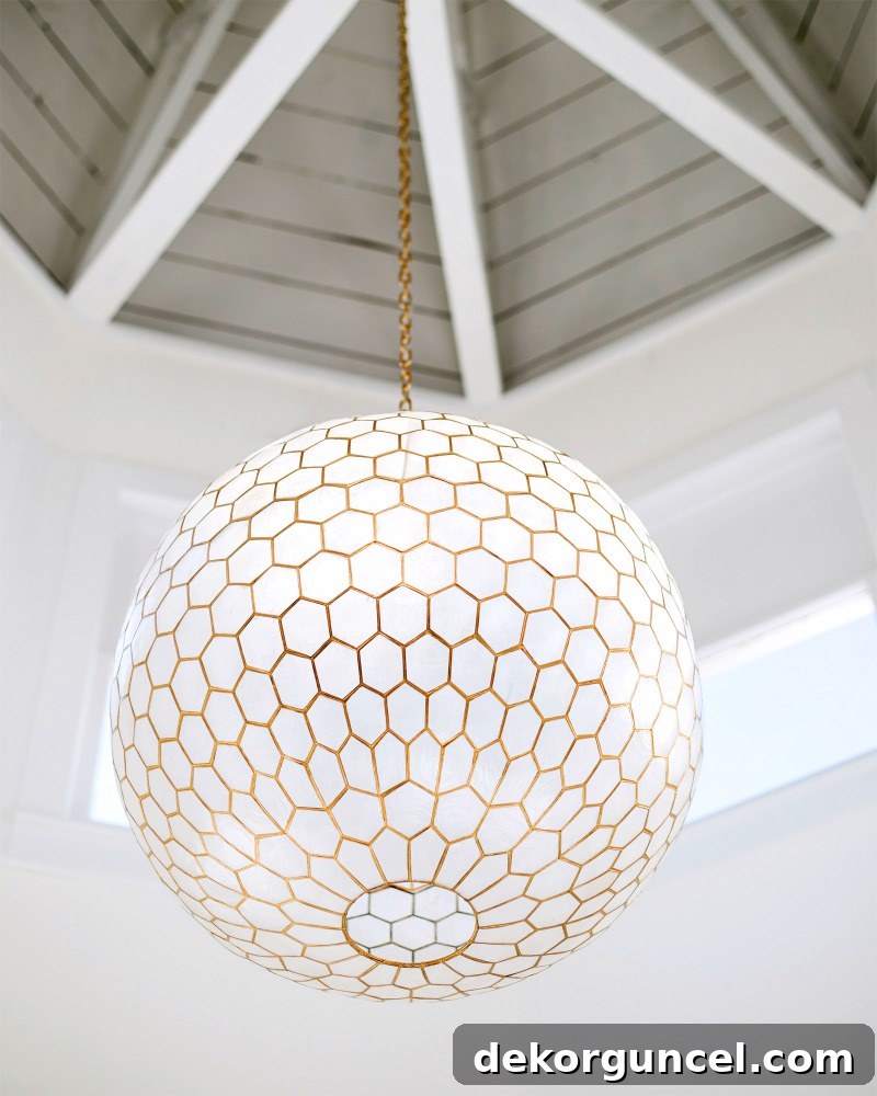 Serena & Lily's Capiz Pendant - perfect for over a kitchen table!
