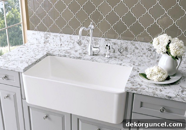 My future farmhouse sink! The perfect large size and super durable!