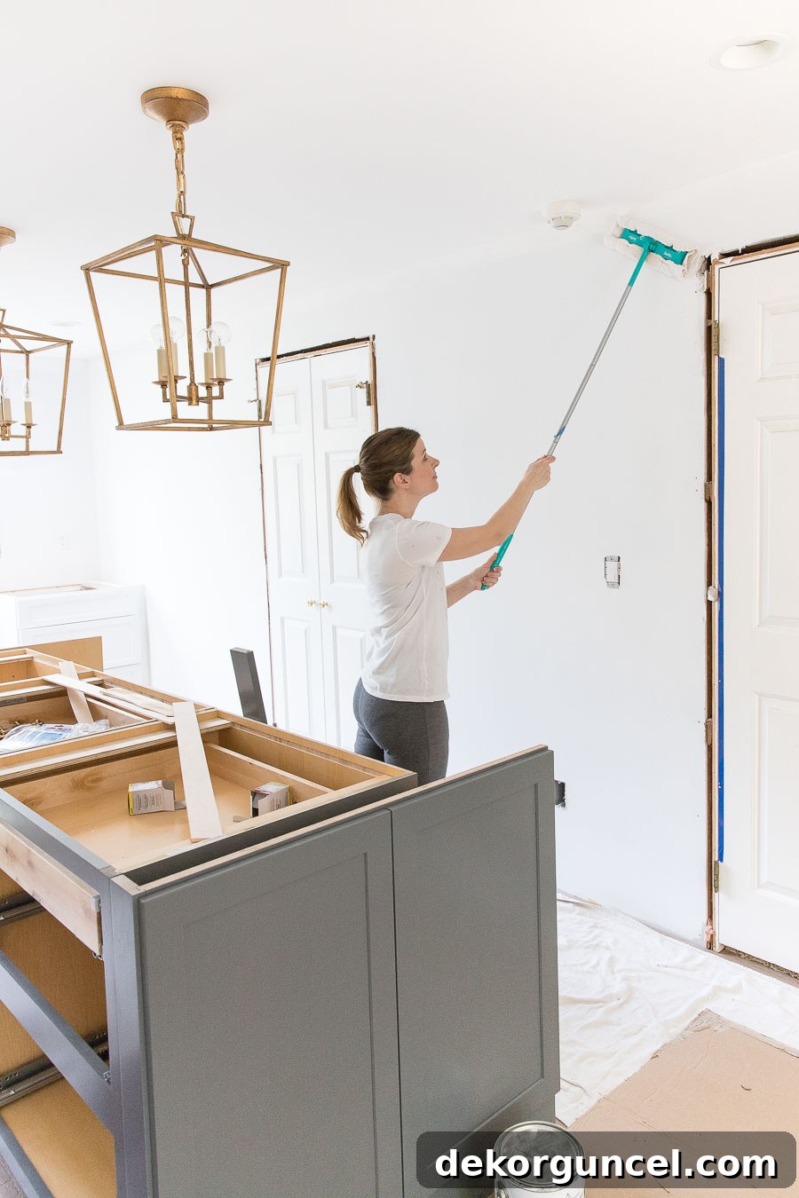 7 Speed Painting Secrets for a Flawless Finish 3 So many great time-saving painting tips including this one about how to clean your walls before painting!