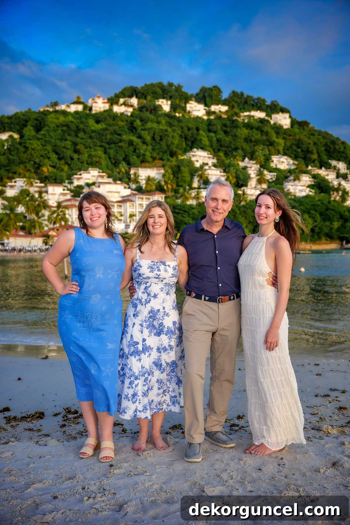 The Men Behind the Blogs Their Unfiltered Stories 11 Family photo, Kris, Jeff, and their daughters, celebrating Father's Day.
