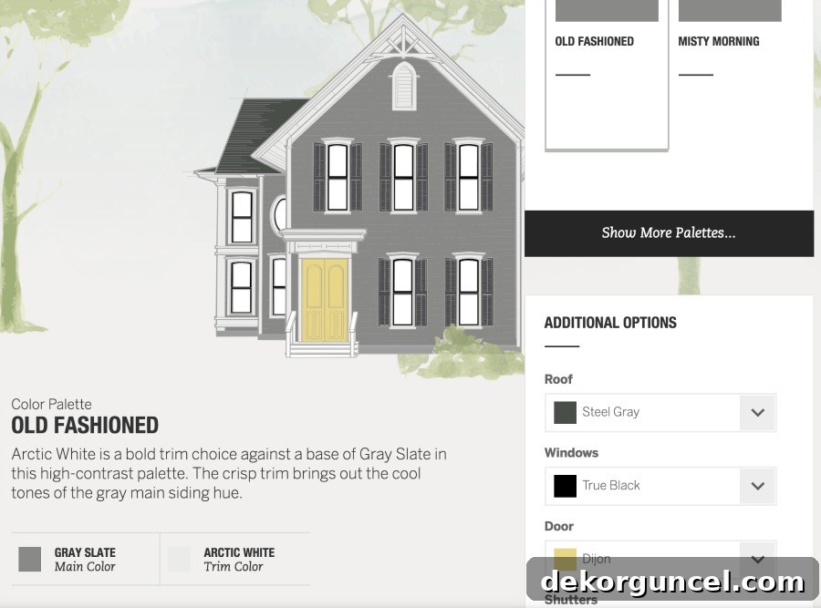 Outdoor Home Design and Color Ideas 10 Unlock your home's potential with this essential color visualizer tool, designed to help you create a winning exterior color combination that perfectly reflects your style and enhances curb appeal.