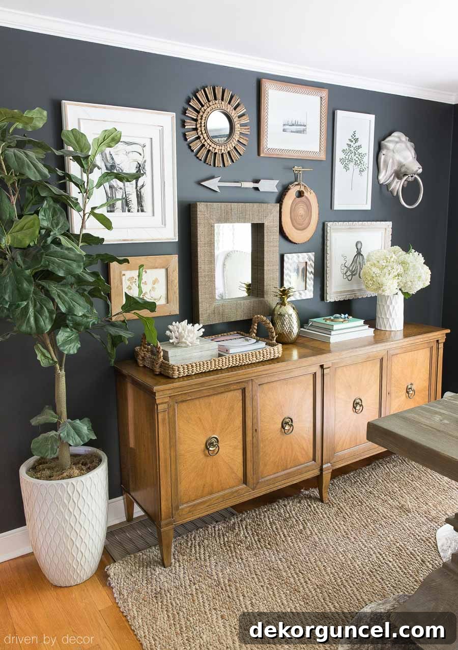 Premium Wood Furniture Polish 4 Revived console in our home office, showcasing the transformative power of the best wood furniture polish
