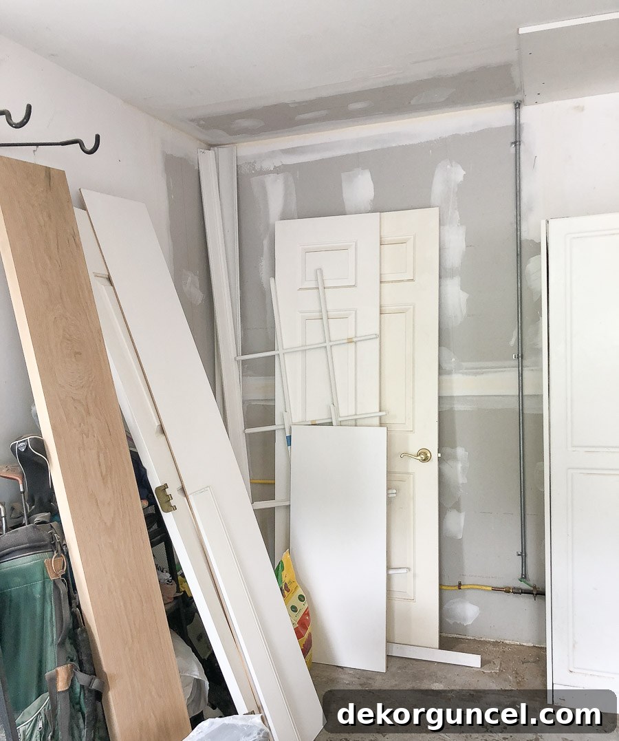 Loving the transformation of this garage space!