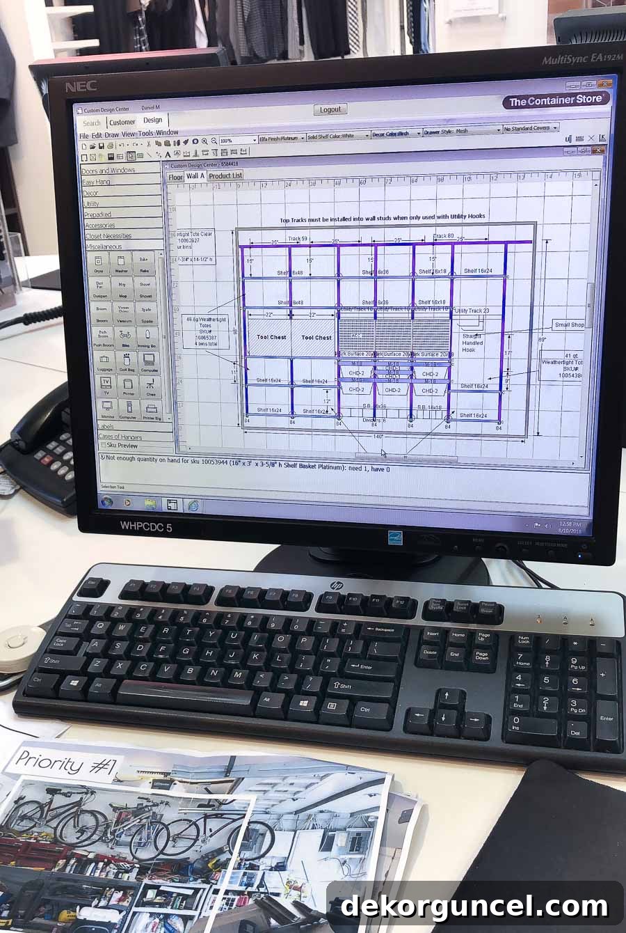 Documenting the start-to-finish design process for our new custom Elfa storage system, installed in our garage.