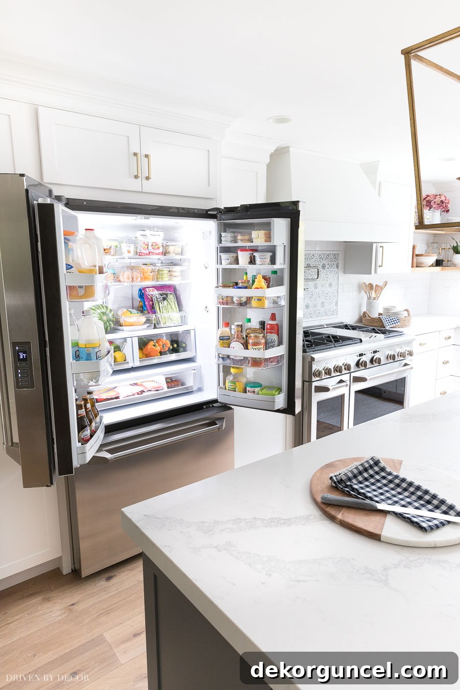 Top 10 Kitchen Appliance Features You'll Love 4 A counter-depth refrigerator designed for maximum storage, blending seamlessly into your kitchen cabinetry.
