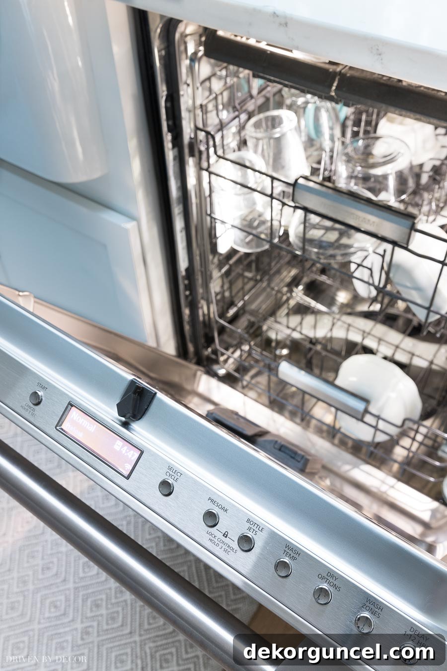 Top 10 Kitchen Appliance Features You'll Love 9 Discover the convenience of LED lighting in the Monogram dishwasher, making it easy to check dish cleanliness.