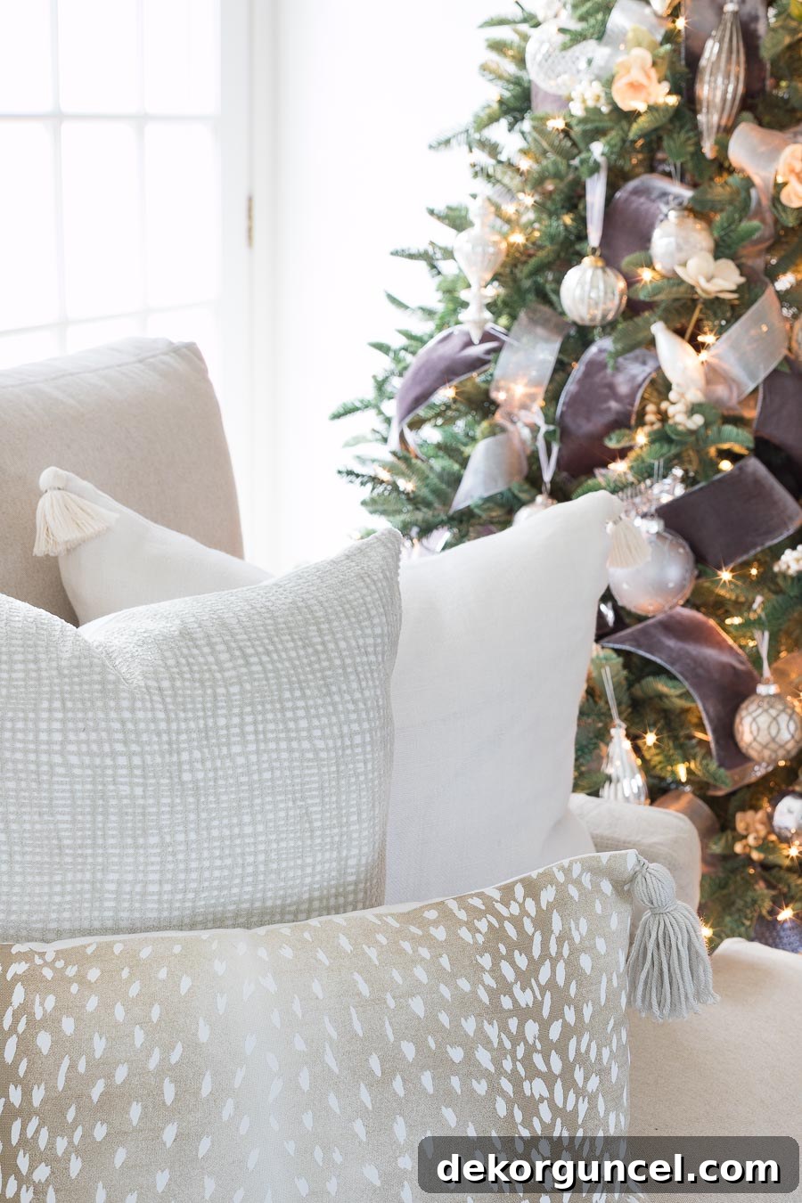 A curated collection of textured neutral pillows, perfect for creating a cozy and stylish living space