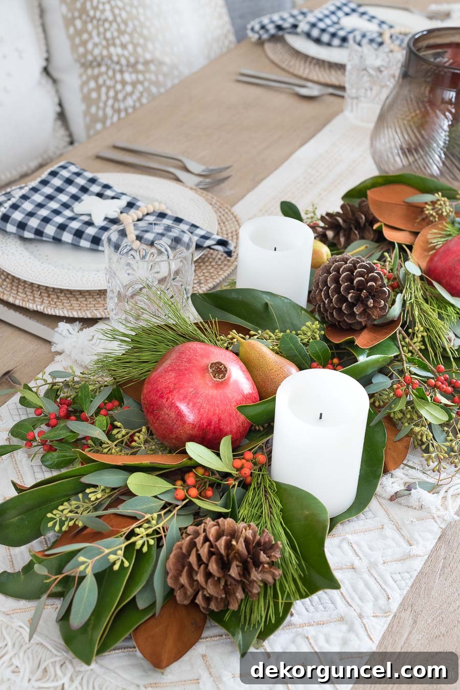 Effortless DIY: Create Your Own Beautiful Fresh Greenery Table Runner for Any Occasion, Featuring Simple How-To Tips and Design Ideas.