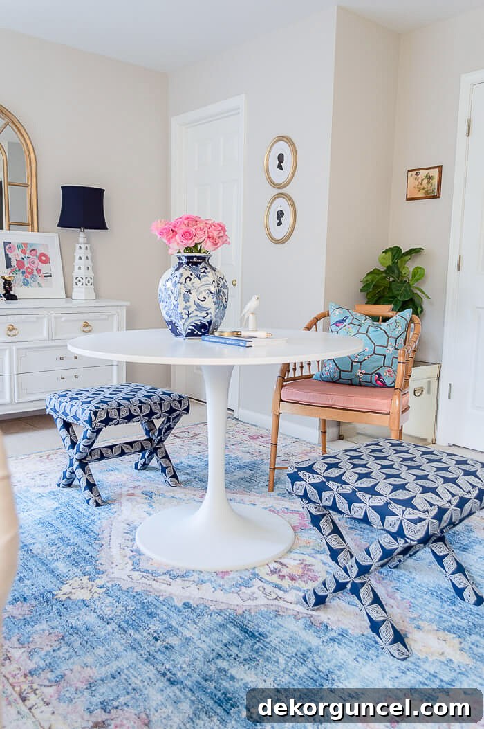 Sherwin Williams Agreeable Gray in an office guest bedroom by The Home I Create, showcasing its versatile and warm appeal.