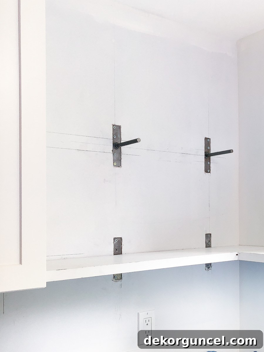 These brackets work perfectly for installing floating corner shelves! Recessing brackets into drywall for a hidden look.