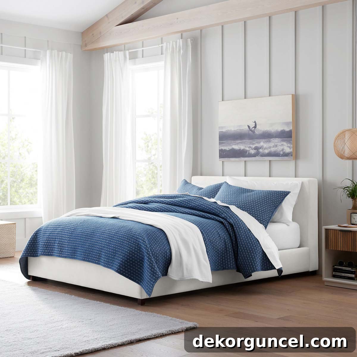 Tilly Upholstered Bed Deep Dive 4 Upholstered bed with low headboard