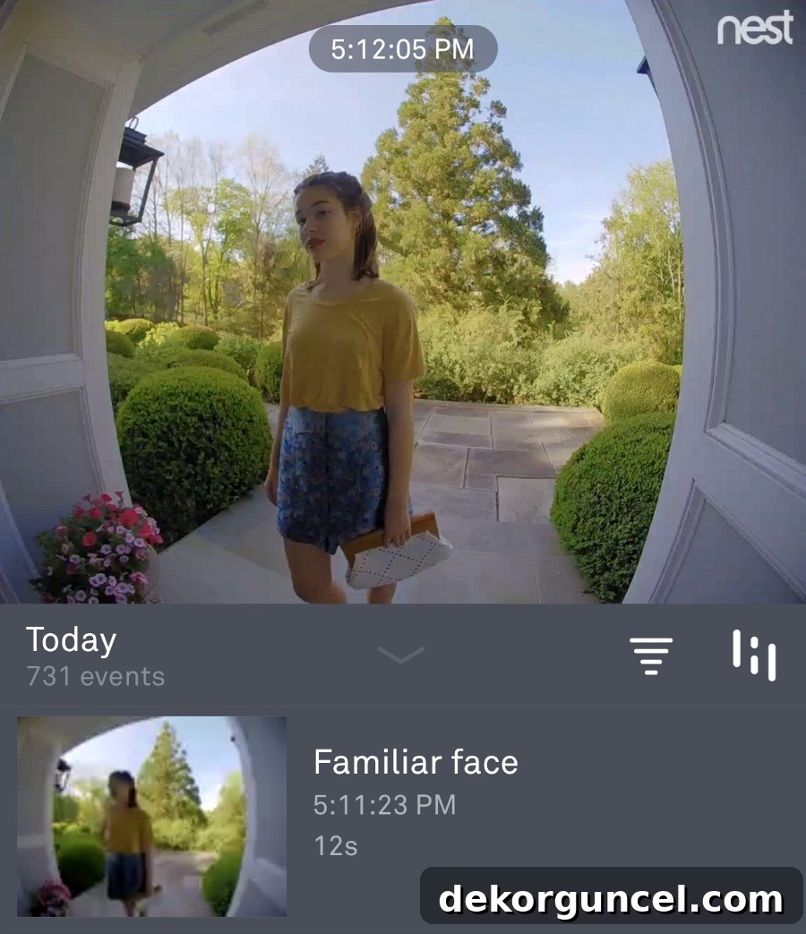 My 6 Smart Home Must Haves 4 The Nest Hello Doorbell's advanced features include recognizing familiar faces and notifying you of their arrival.