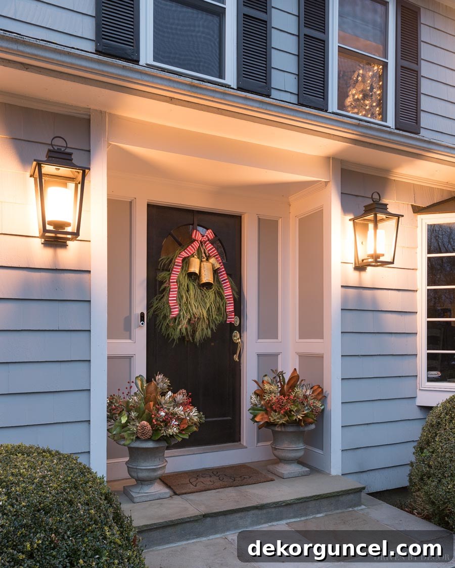 My 6 Smart Home Must Haves 8 Automated outdoor lights controlled by Lutron Caséta, a top smart home product for convenience and security.