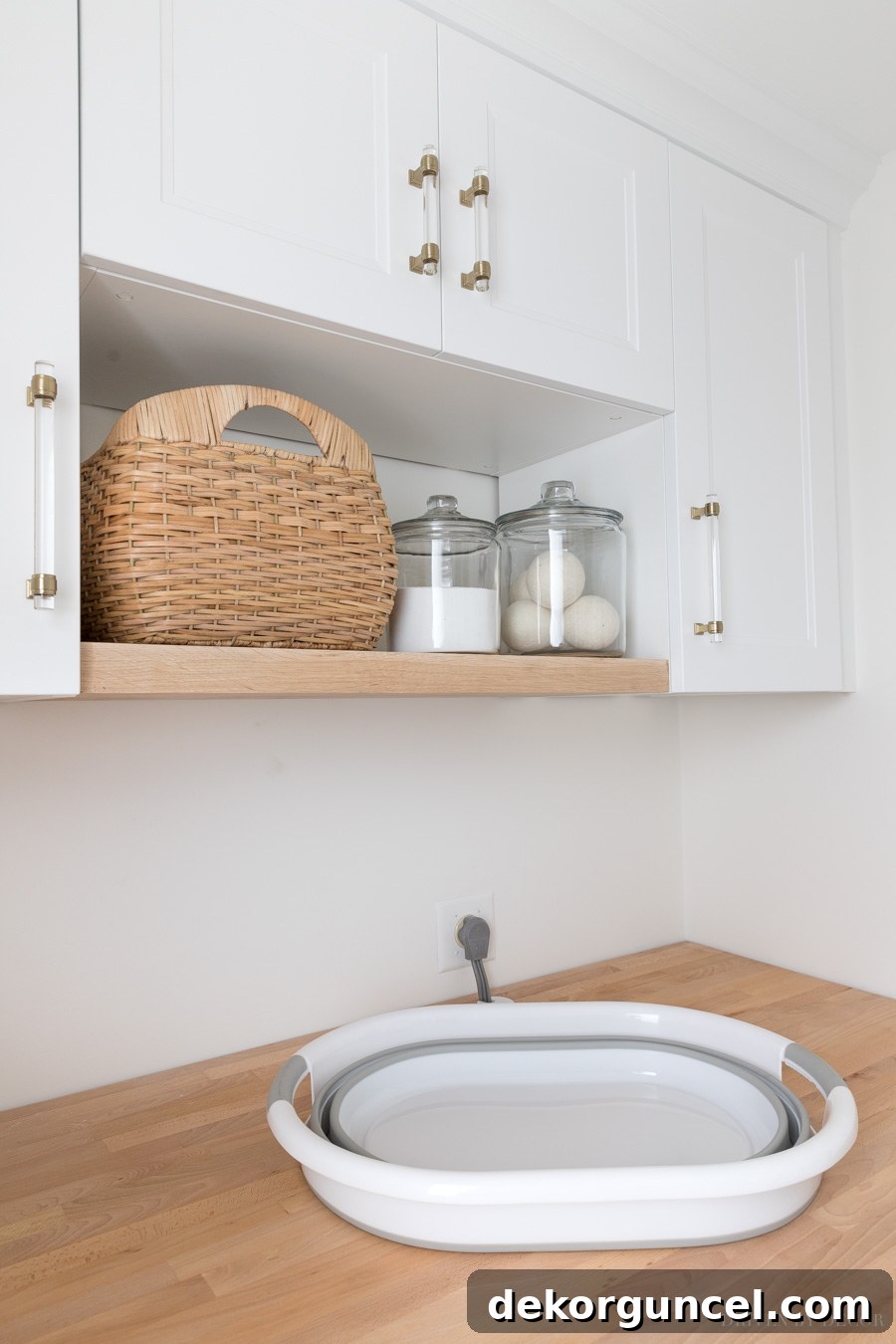 Laundry Room Storage Ideas to Maximize Your Space 14 A collapsible laundry basket shown folded flat, perfect for storing in small spaces when not in active use.