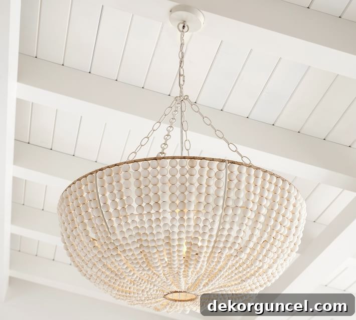 10 Stunning Wood Bead Chandeliers 11 Gorgeous bowl shaped wood bead chandelier