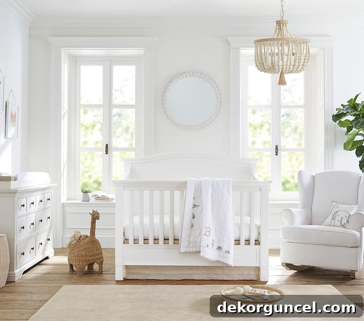 10 Stunning Wood Bead Chandeliers 5 Love this small wood bead chandelier - so cute in a nursery!