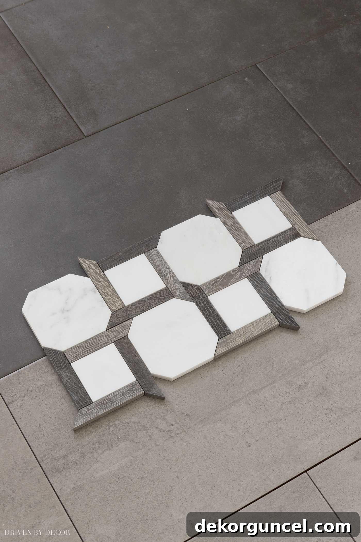 Our Bathroom Remodel Progress 5 Gorgeous bathroom tile options in black and concrete gray!