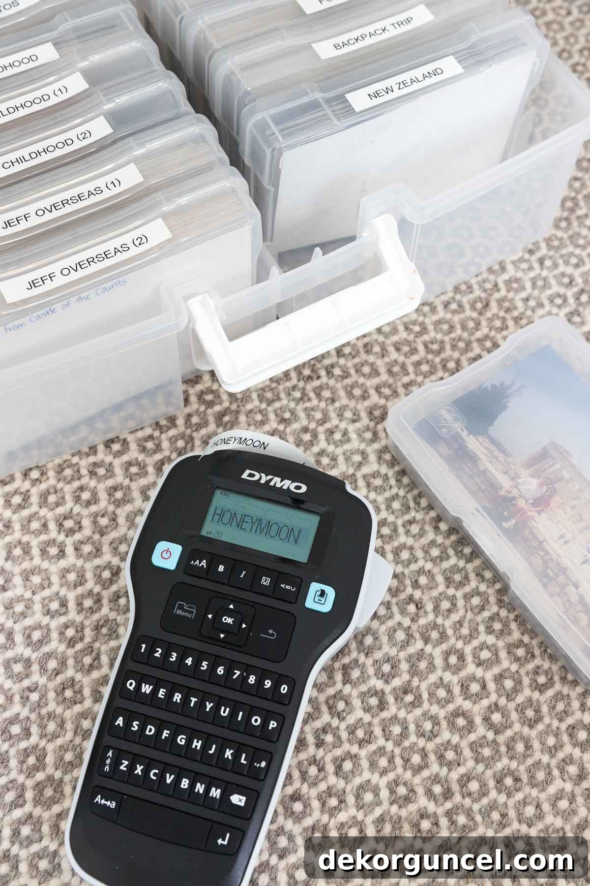 20 Genius Home Organization Hacks for a Clutter-Free Home 15 DYMO labeler for home organization tasks