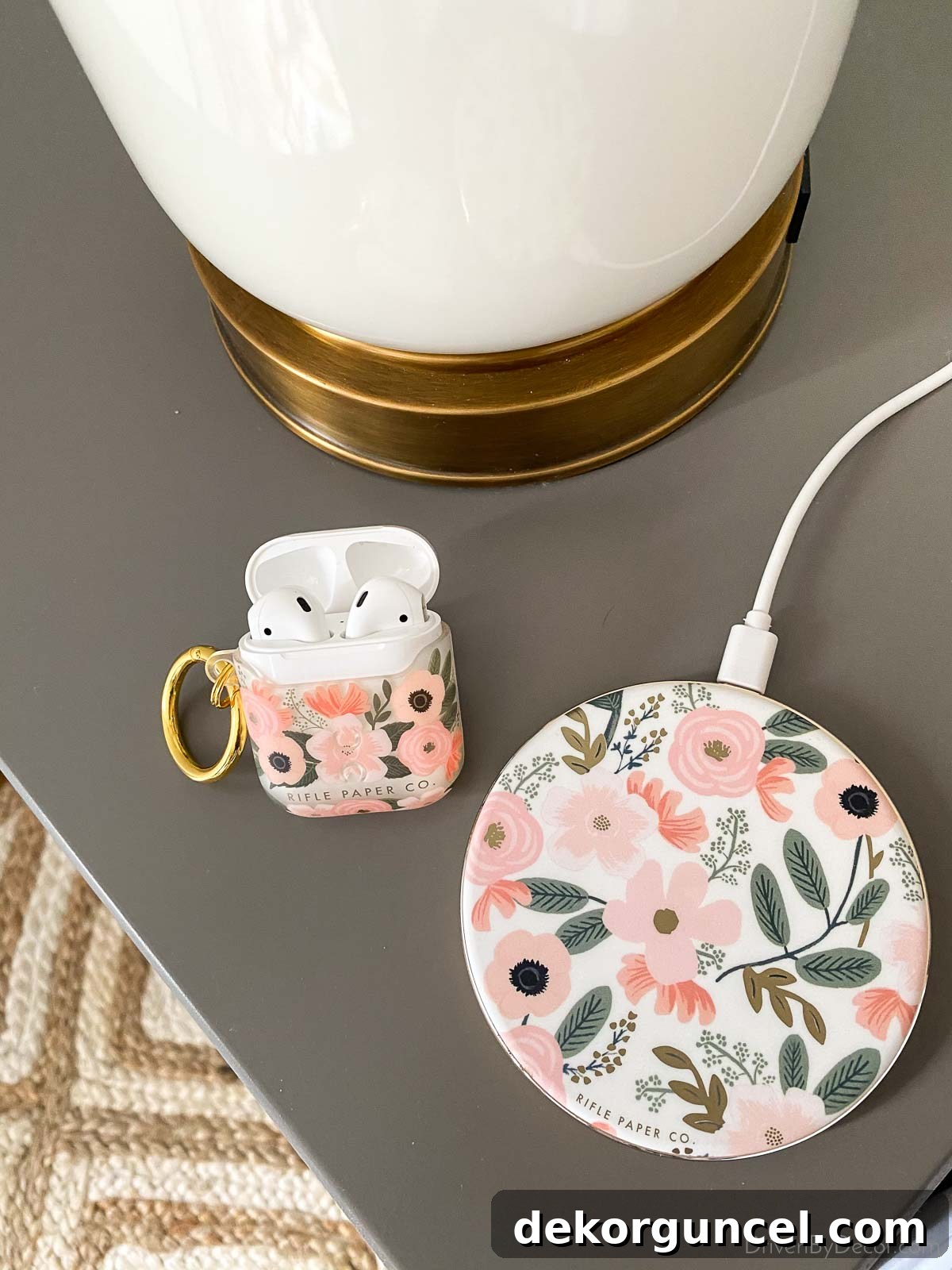 20 Genius Home Organization Hacks for a Clutter-Free Home 26 Wireless phone charger and EarPods on a tidy nightstand