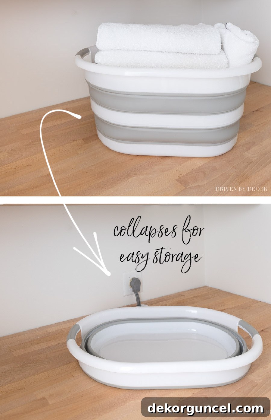 Dorm Room Essentials The Complete Guide 7 A clever collapsible laundry basket, ideal for saving space in college dorm rooms when not in use.