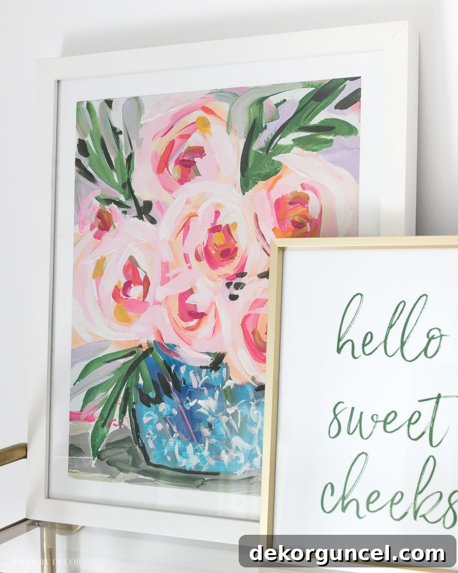Gorgeous floral art print found on Etsy!